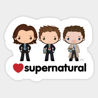 Love Supernatural Sticker